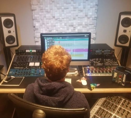 Studio Life Chris in Recording Studio